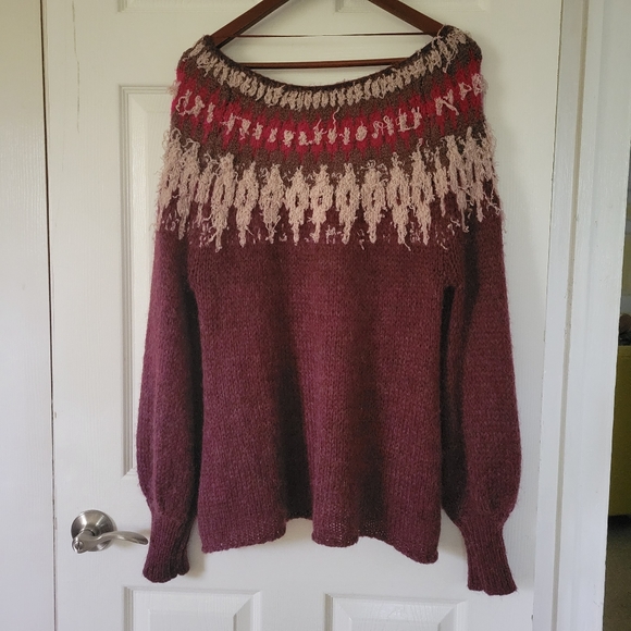 Free People Sweaters - Free People Baltic Fairisle Pullover Sweater